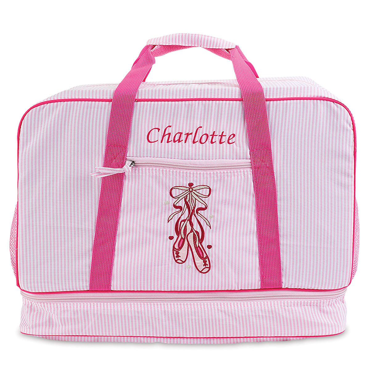 Monogrammed ballet bag on sale