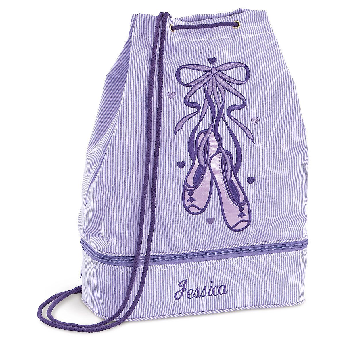 purple ballet bag