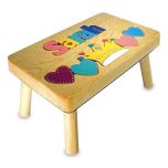 Princess Personalized Puzzle Footstool