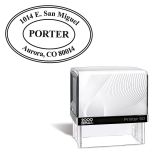 Personalized Oval Self-Inking Address Stamp