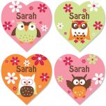 Personalized Owl Stickers