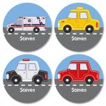 Kids' Personalized Vehicles Stickers