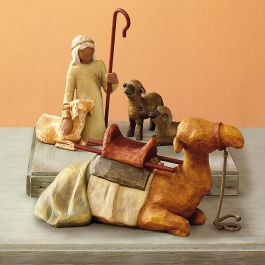 Shepherd and Animals by Willow Tree® for Demdaco - Set of 4 
