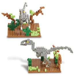 Velociraptor Dinosaur in a Box Building Blocks