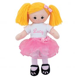 Blonde Ballerina Personalized Doll