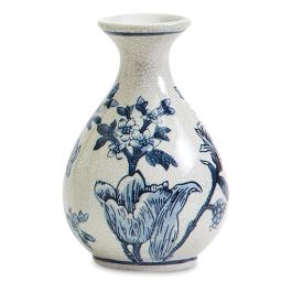 Japanese Bottle Blossom Blue Vase