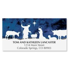 A Savior Is Born Deluxe Address Labels