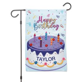 Birthday Personalized Garden Flag