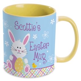 Easter Personalized Yellow Mug