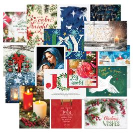 Joy Christmas Cards Value Pack - Set of 32