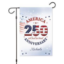 250 Anniversary Personalized Garden Flag