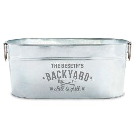 Chill & Grill Personalized Beverage Tub