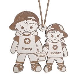 Big Brother, Big Brother Personalized Sibling Wood Ornament