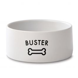 Small Personalized Bone Pet Bowl