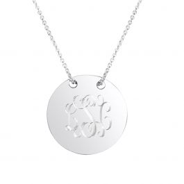 Personalized Sycamore Sterling Silver Necklace