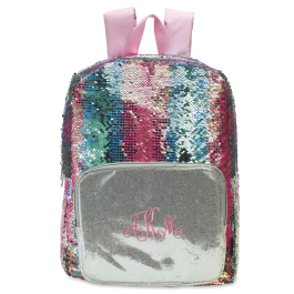Personalized Magic Sequins Backpack - Monogram