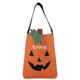 Jack-o'-Lantern Personalized Trick-or-Treat Bag