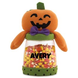 Pumpkin Personalized Treat Jar