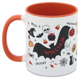 Bat Personalized Halloween Mug