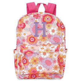 Flower Power Personalized Backpack - Monogram