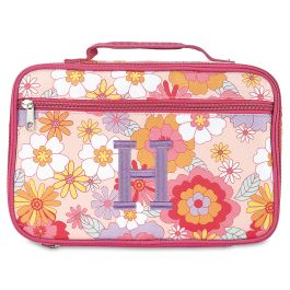 Flower Power Personalized Lunch Tote - Monogram