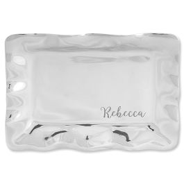 Rectangular Personalized Vento Tray - Name