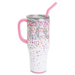 Confetti Swig Personalized Mega Mug - Script Monogram