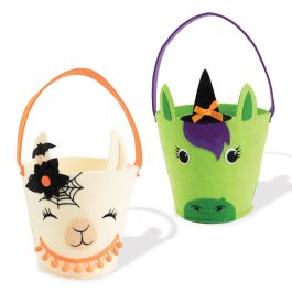 Happy Haunting Unicorn Personalized Felt Treat Bag