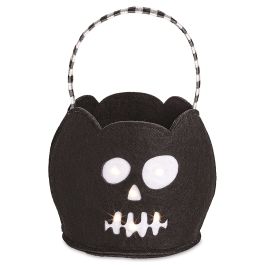 Skeleton LED Projection Halloween Personalized Tote Bag
