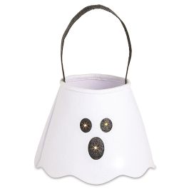 Ghost LED Projection Halloween Personalized Tote Bag