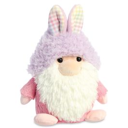 Ziggy Blossomtoes Plush Easter Gnome with Purple Hat