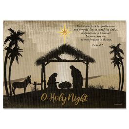 Brightly Shining Christmas Cards - Non-personalized