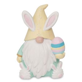 Yellow Easter Bunny Gnome Figurine
