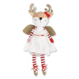 Red/White Reindeer Fairy Shelf Sitter