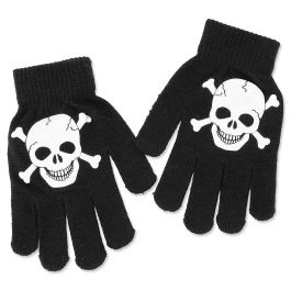 Skulls Glow in the Dark Gloves