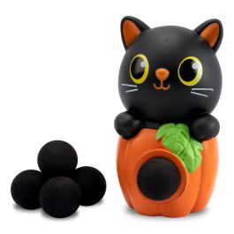 Halloween Black Cat in Pumpkin Foam Blaster