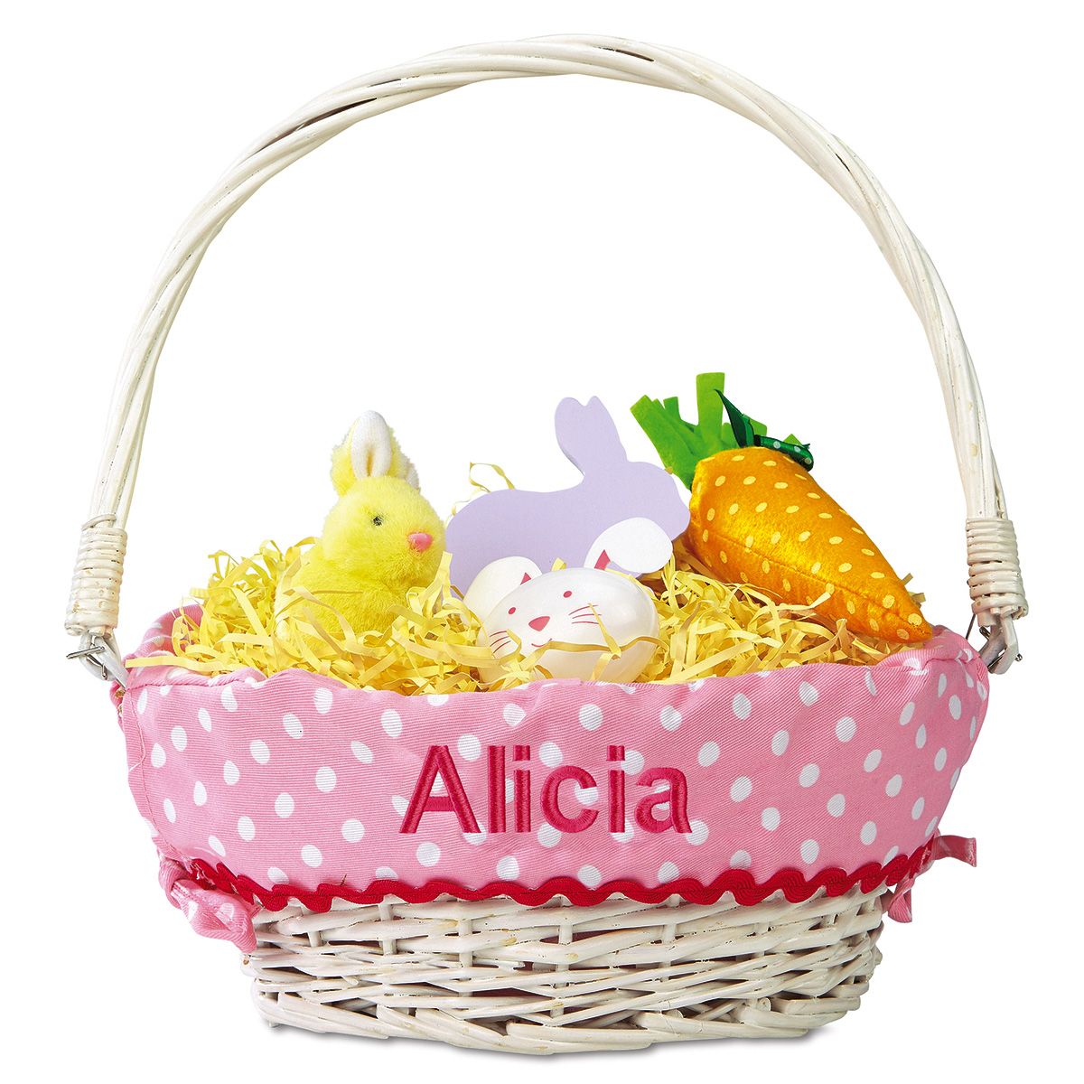 Wicker Baskets with Liner Lillian Vernon