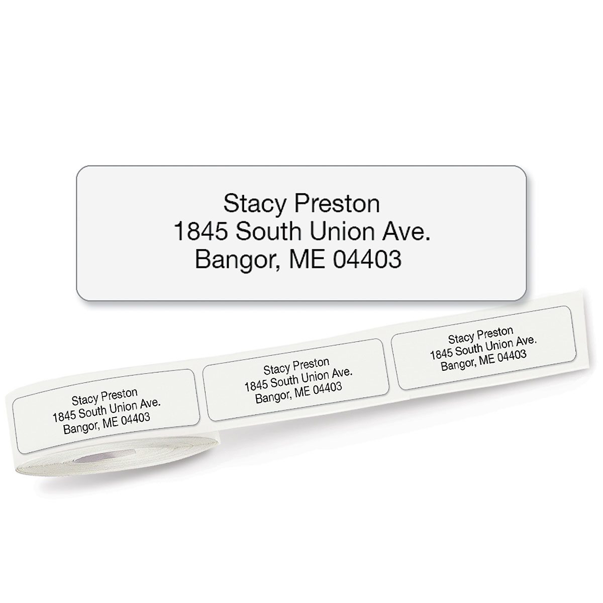 Christmas In The Country Rolled Address Labels - Personalized Return Labels, Roll Of 250