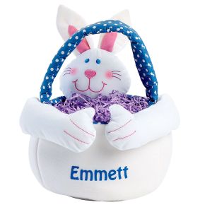 Easter Bunny Personalized Tote - Boy Bunny