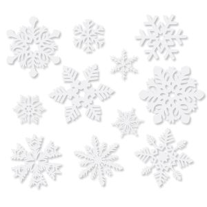 Snowflake Vinyl Window Clings - BOGO