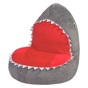 Children's Shark Plush Character Chair