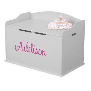 kidkraft austin toy box grey fog