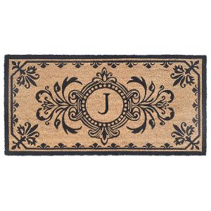 Dwell Coir Mat 20x40 - Initial J