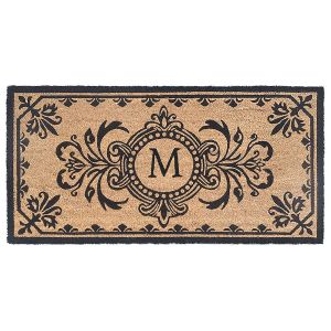 Dwell Coir Mat 20x40 - Initial M