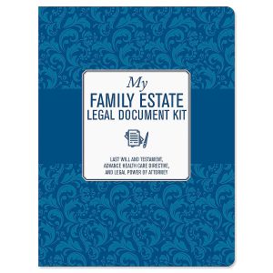 My Family Estate Legal Document Kit Book