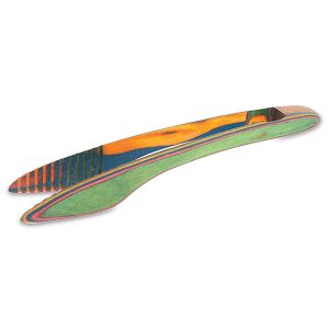 Rainbow Pakkawood Tongs