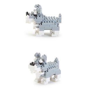 Schnauzer Paw-Som Tiny Building Blocks