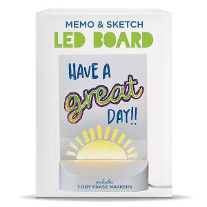 Memo & Sketch Glow LED Board with Markers