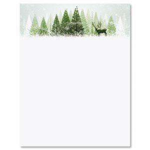 Winter Wonderland Christmas Letter Papers