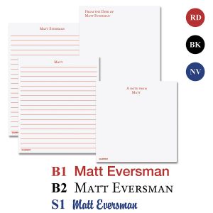 Primary Personalized Notepad Set